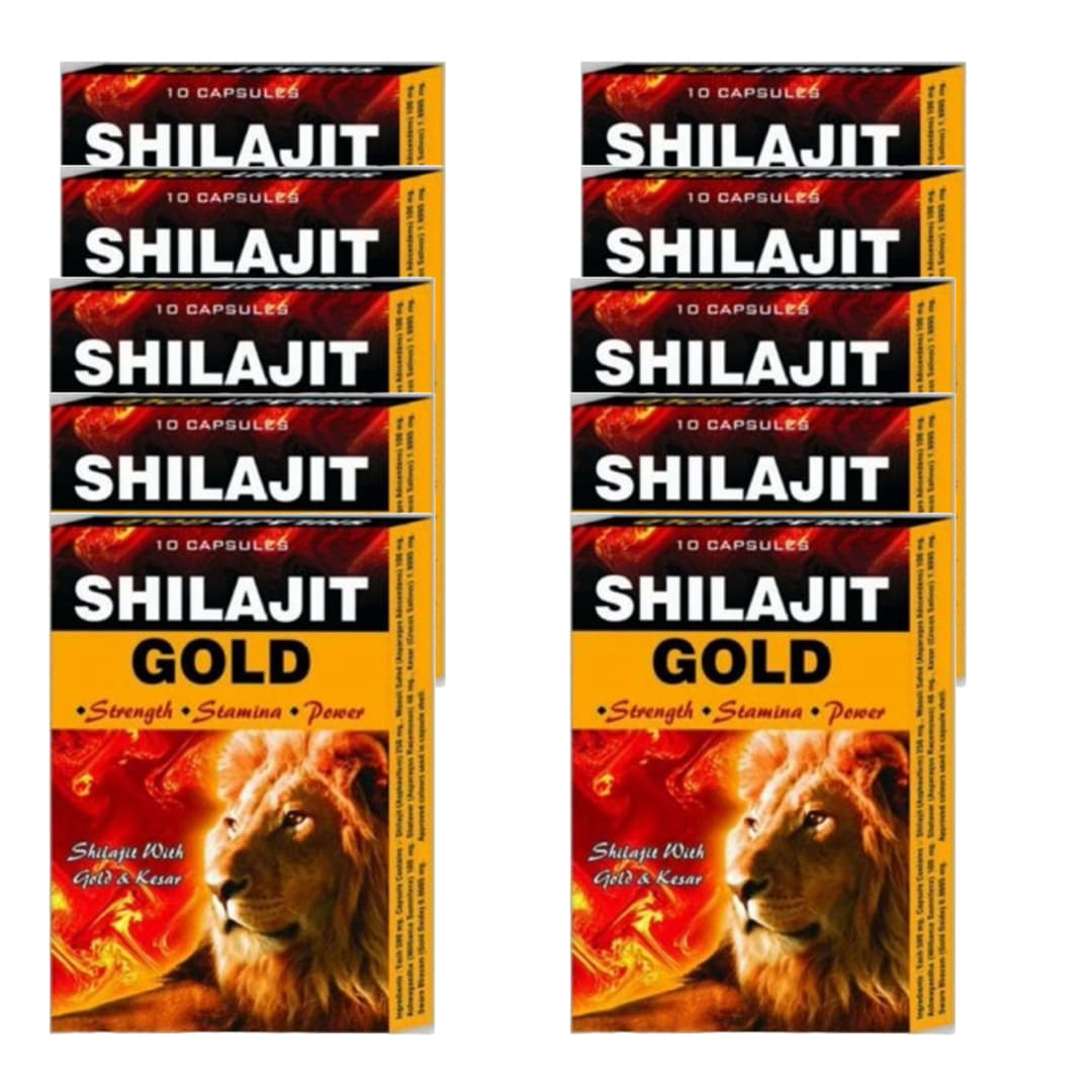     			Shilajit Gold Capsule 10 No.s (Pack of 10)