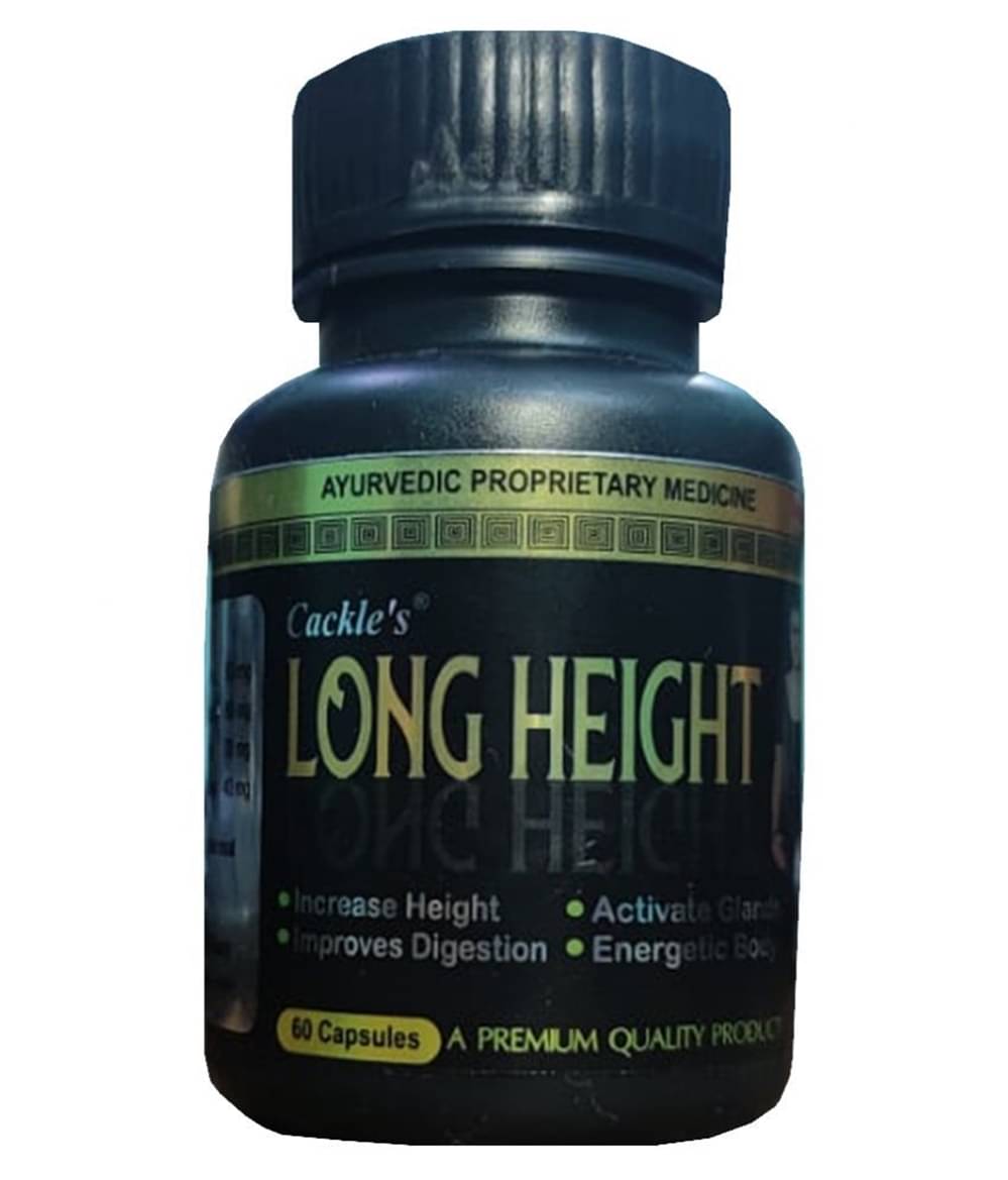 Cackle's Long Height Capsule 60 No.s (Pack of 1) Cackle's Long Height Capsule 60 No.s (Pack of 1)