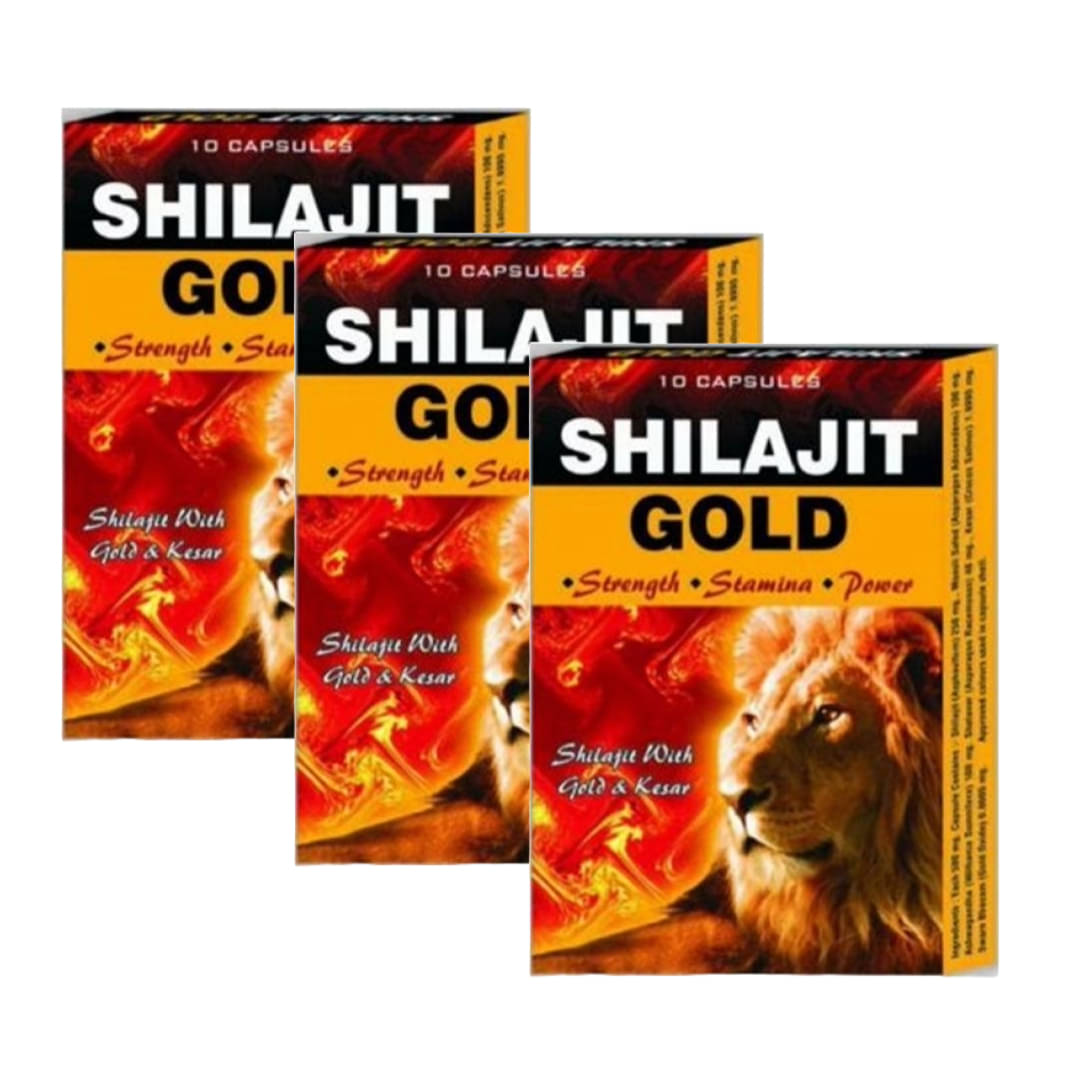    			Shilajit Gold Capsule 10 No.s (Pack of 3)