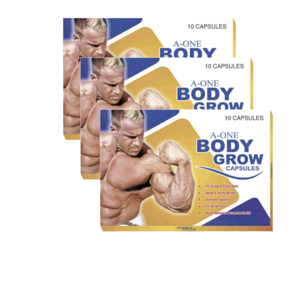     			A one Body Grow Capsule 10 No.s (Pack of 3)