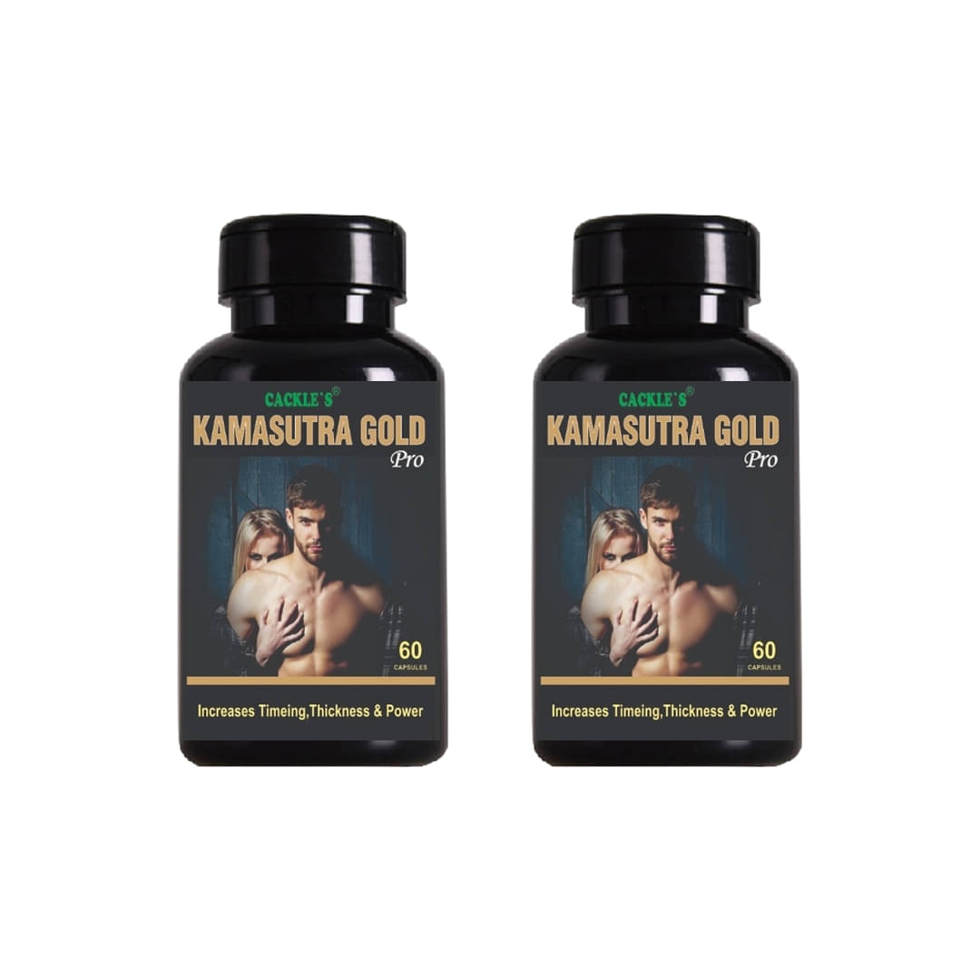 Cackle's Kaamasutra Gold Pro Capsule 60 No.s (Pack of 2) Cackle's Kaamasutra Gold Pro Capsule 60 No.s (Pack of 2)