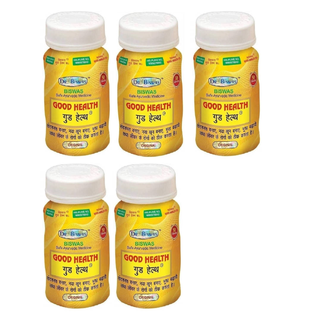 Cackle's Dr Biswas Good Health Capsule 50 No.s (Pack of 5) Cackle's Dr Biswas Good Health Capsule 50 No.s (Pack of 5)