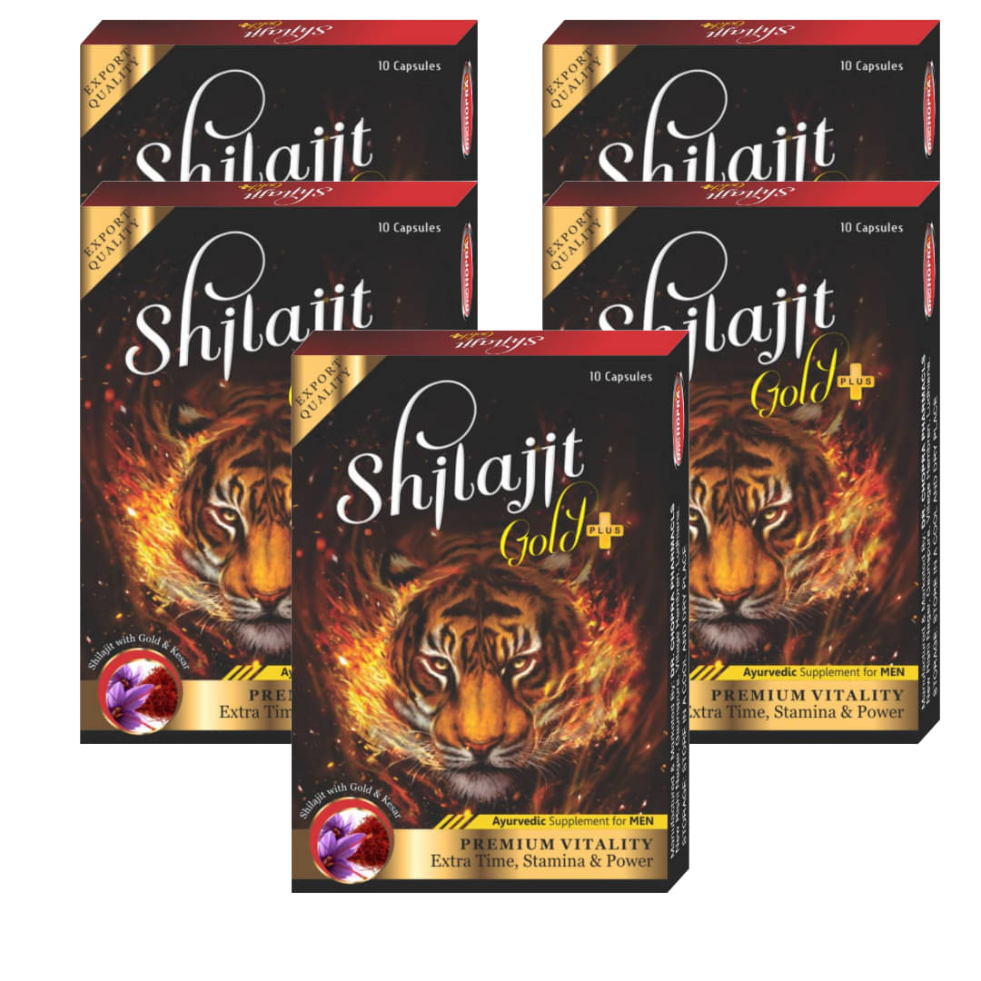     			Cackle's Shilajit Gold Plus Capsule 10 No.s (Pack of 5)