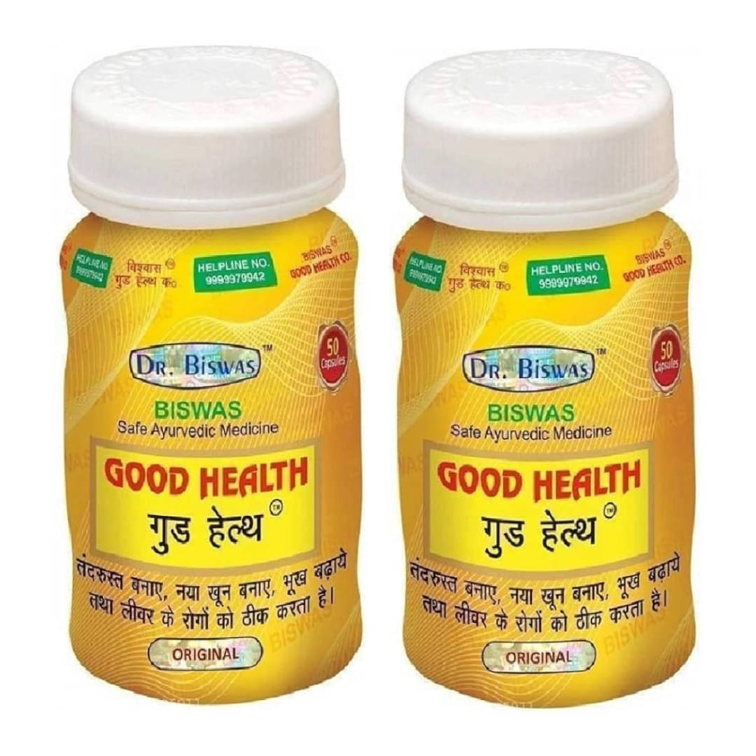     			Cackle's Dr Biswas Good Health Capsule 50 No.s (Pack of 2)