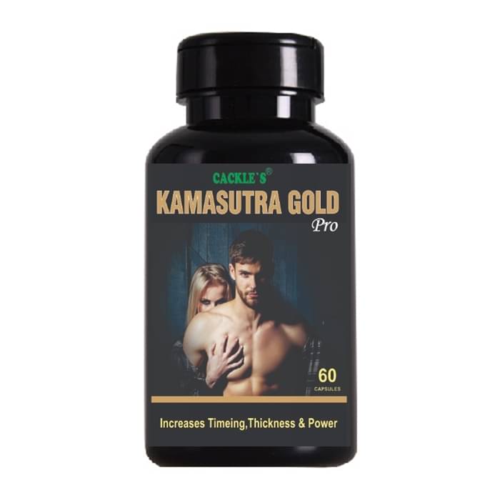     			Cackle's Kaamasutra Gold Pro Capsule 60 No.s (Pack of 1)