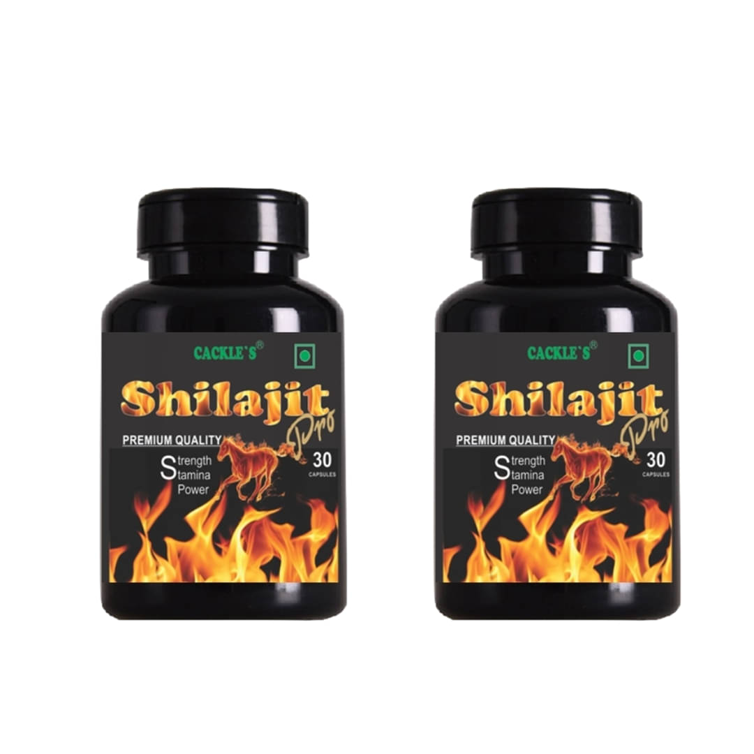 Cackle's Shilajit Gold Pro Capsule 30 No.s (Pack of 2) Cackle's Shilajit Gold Pro Capsule 30 No.s (Pack of 2)