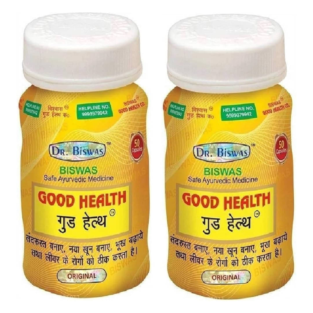 Dr Biswas Good Health Capsule 50 No.s (Pack of 2) Dr Biswas Good Health Capsule 50 No.s (Pack of 2)