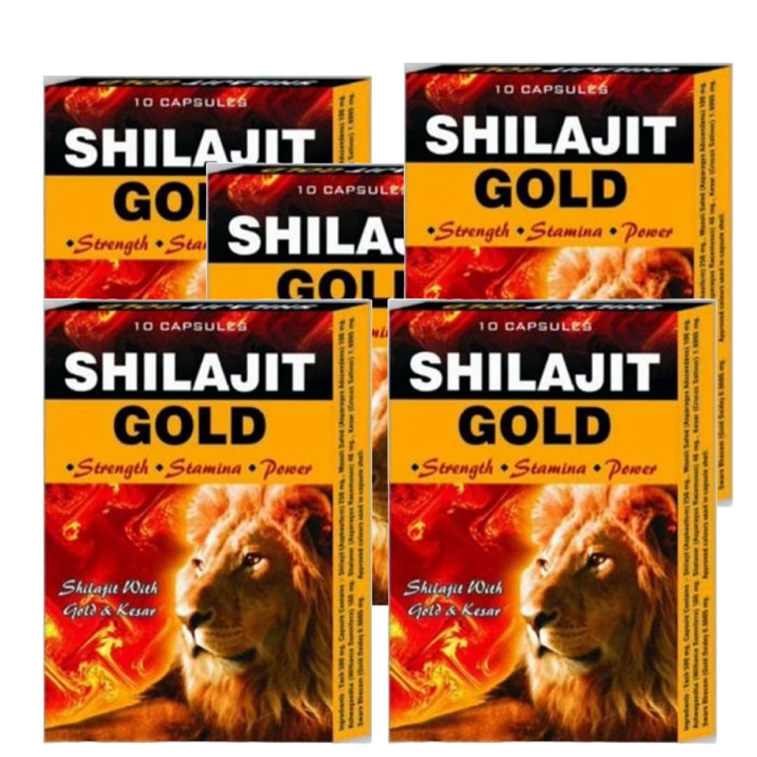     			Shilajit Gold Capsule 10 No.s (Pack of 5)
