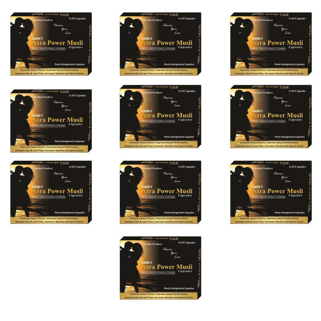 Cackle's Xtra Power Musli Herbal Capsule 10. No.s (Pack of 10) Cackle's Xtra Power Musli Herbal Capsule 10. No.s (Pack of 10)