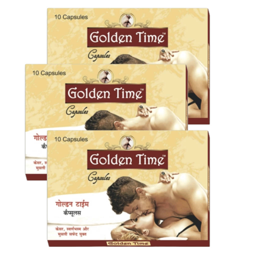     			Golden Time Herbal Capsule 10 No.s (Pack of 3)