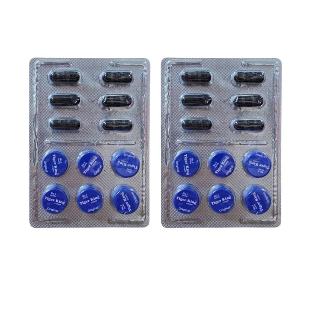     			Tiger King Cream With Caspule 6 x 1.2gm (Pack of 2)