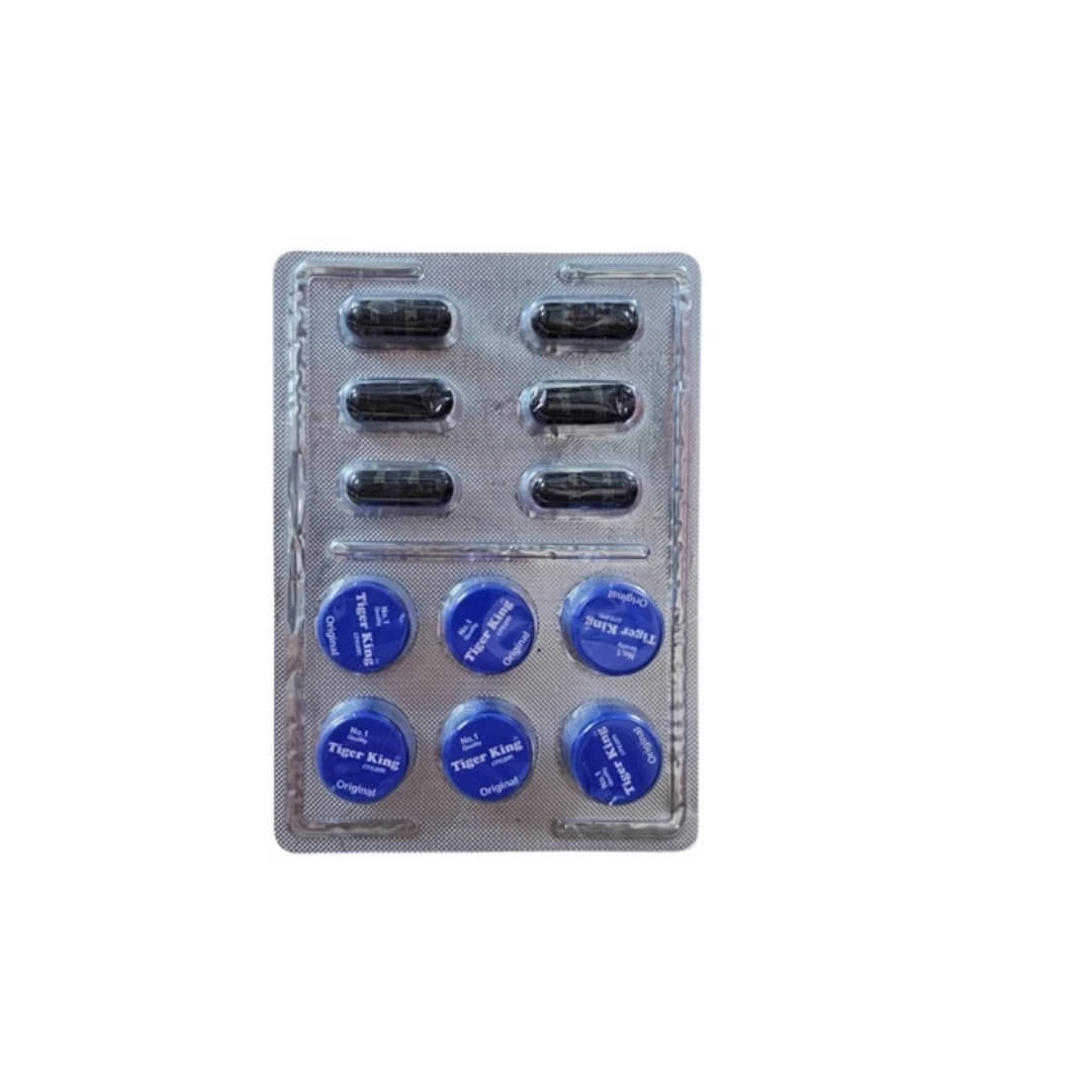 Tiger King D Cream With Capsule for Men Tiger King D Cream With Capsule for Men