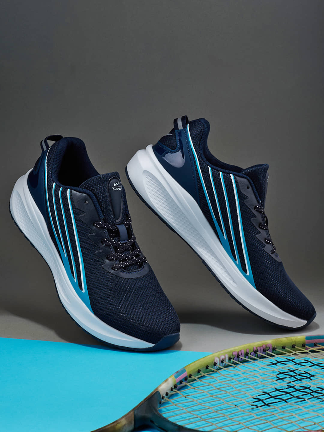 Campus MARVRICK Navy Blue Men's Sports Running Shoes - Sports Shoes | Buy online on ZillyBuy