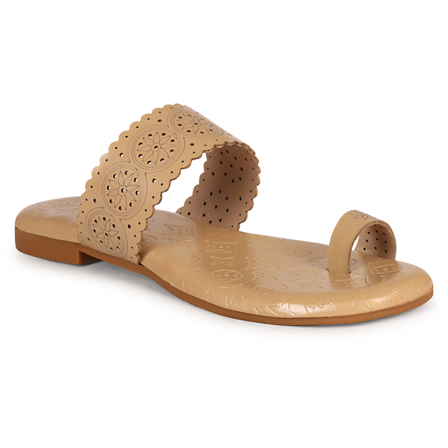     			Commander Shoes Beige Women's Flats
