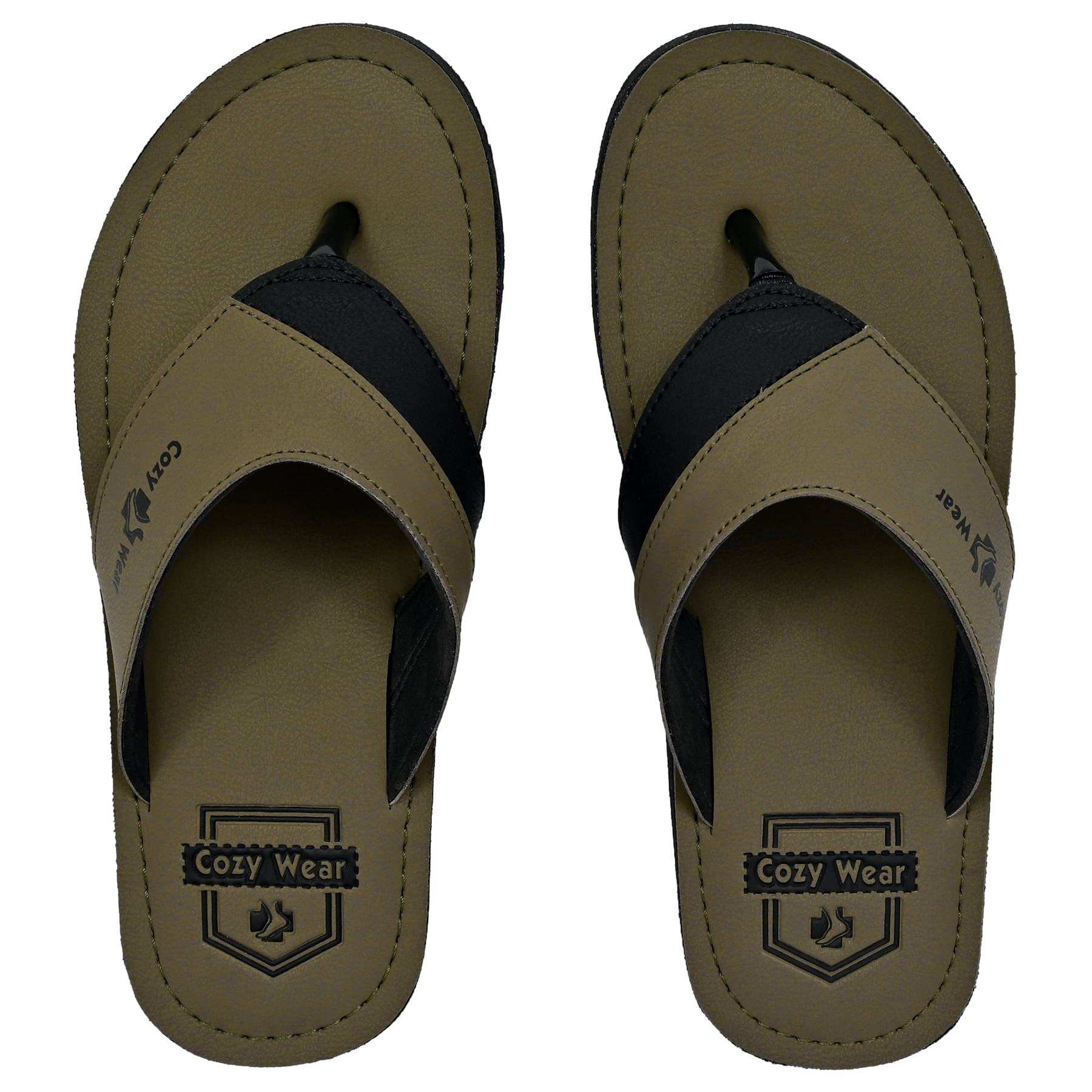     			Cozy Wear Green Men's Daily Slipper