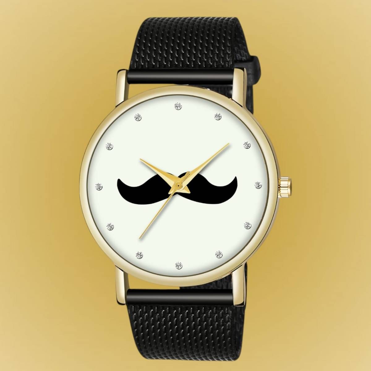     			DECLASSE Black Resin Analog Men's Watch