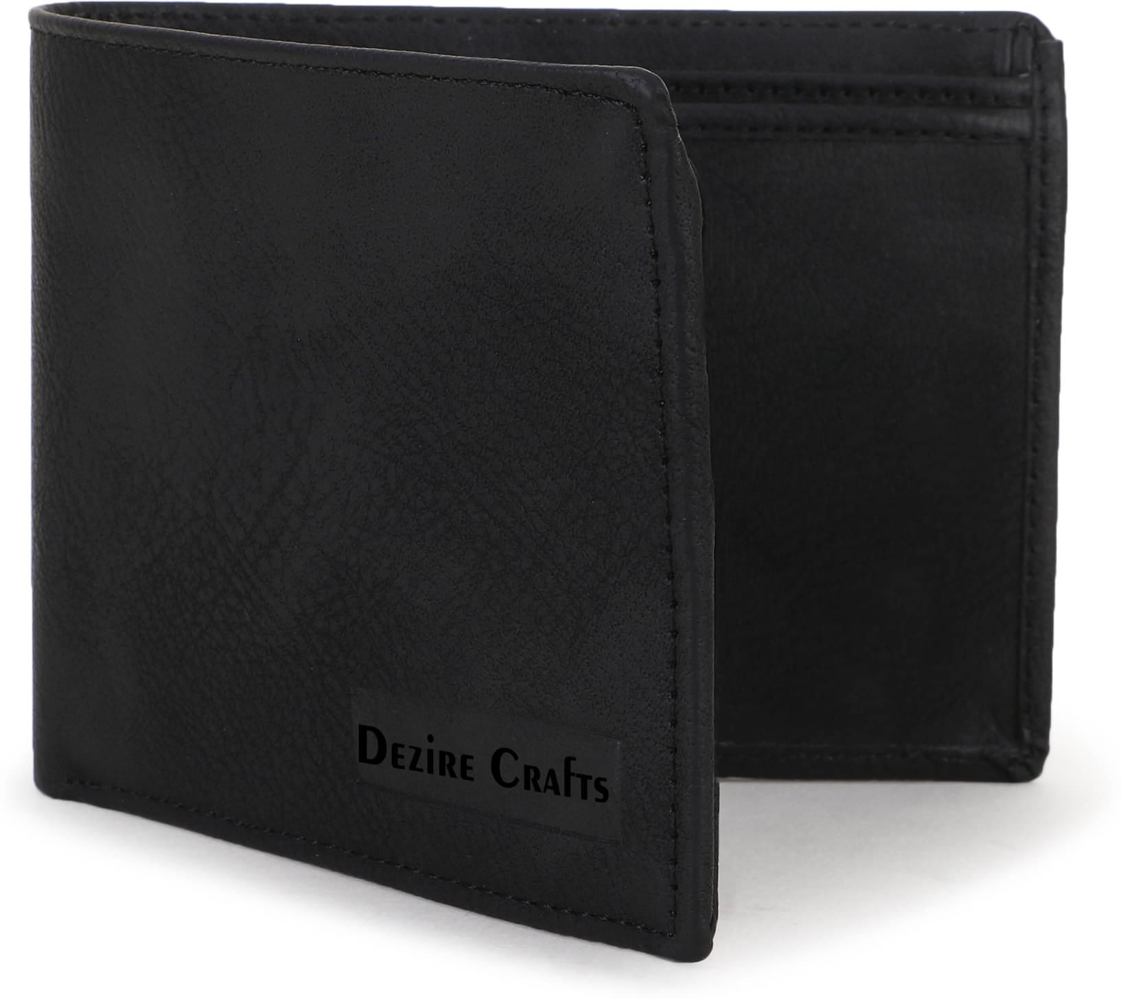     			Dezire Crafts PU Embellished Men's Regular Wallet With 5 Slots For Card ( Black , Pack of 1 )