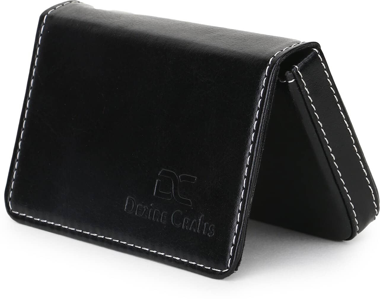 Dezire Crafts PU Self Design Men's Regular Wallet With 10 Slots For Card ( Black , Pack of 1 ) - Handbags | Buy online on ZillyBuy