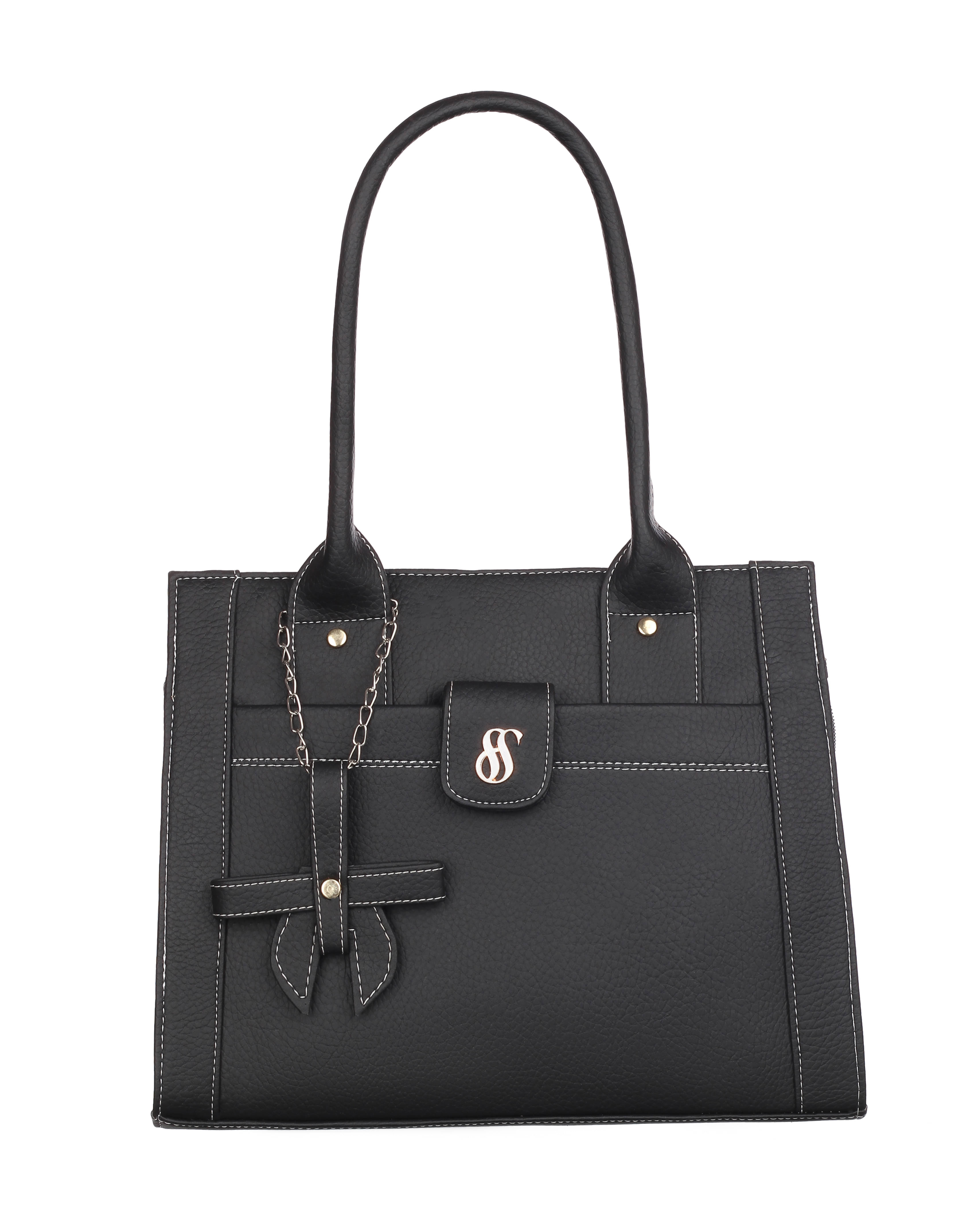     			Fostelo Shoulder Bag PU Set of 1 ( Black )