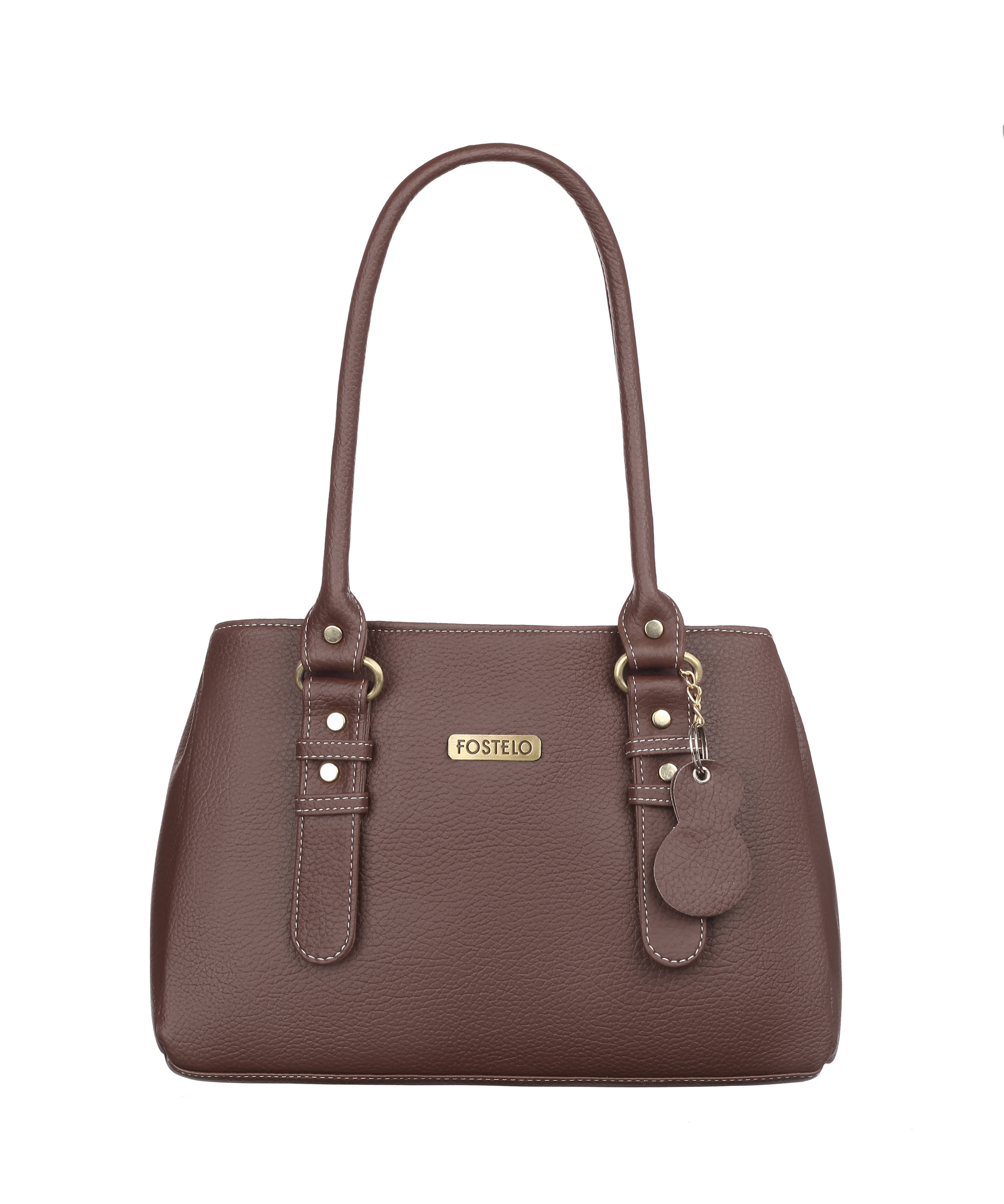 Fostelo Shoulder Bag PU Set of 1 ( Brown ) - Handbags | Buy online on ZillyBuy