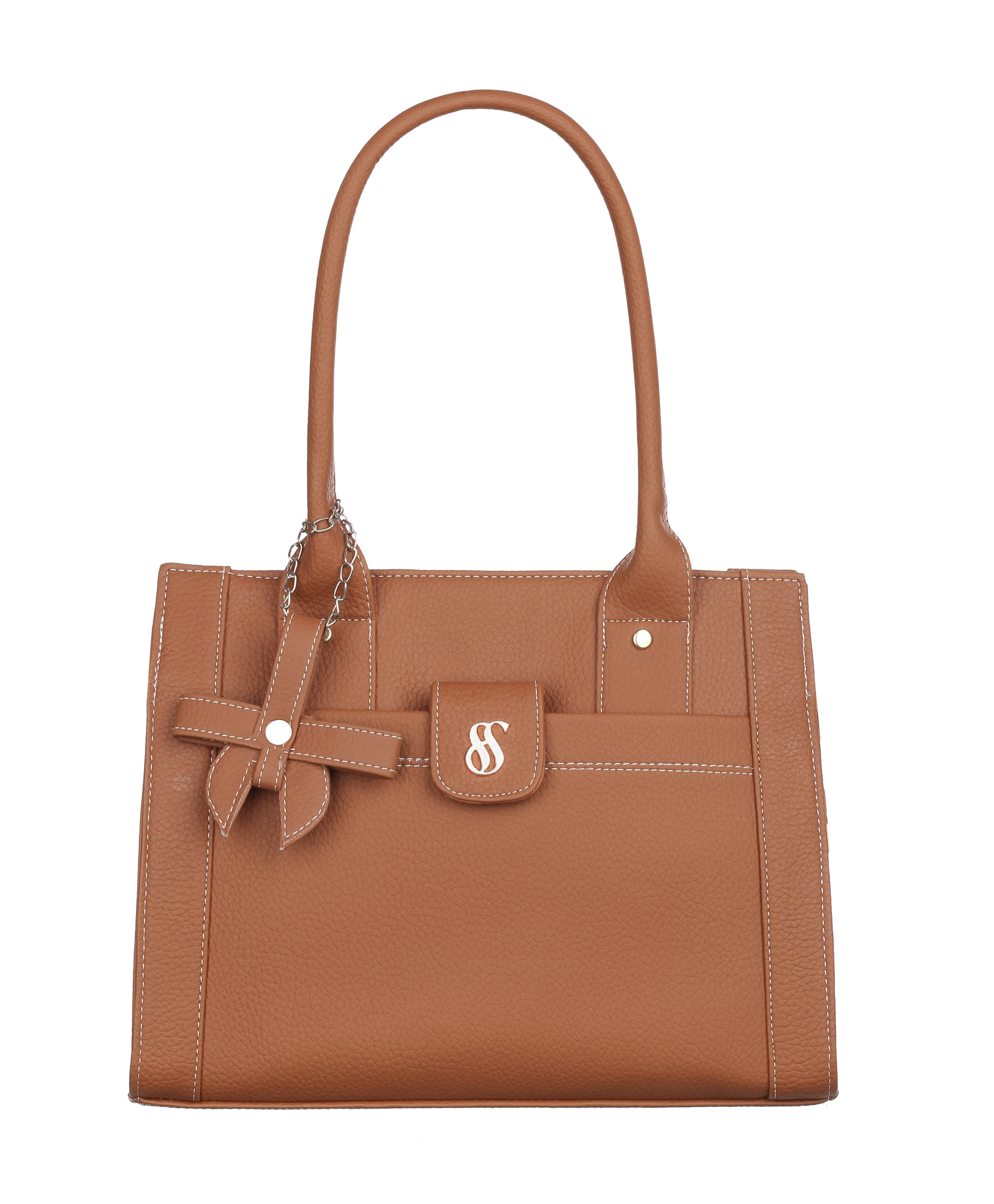     			Fostelo Shoulder Bag PU Set of 1 ( Tan )