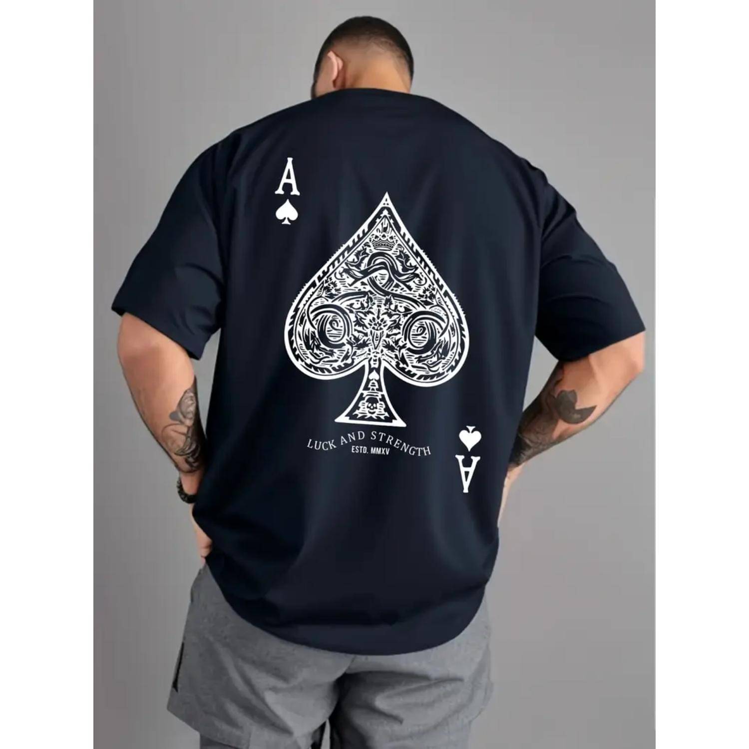     			Glito Cotton Blend Regular Fit Printed Half Sleeves Men's Round T-Shirt - Navy Blue ( Pack of 1 )