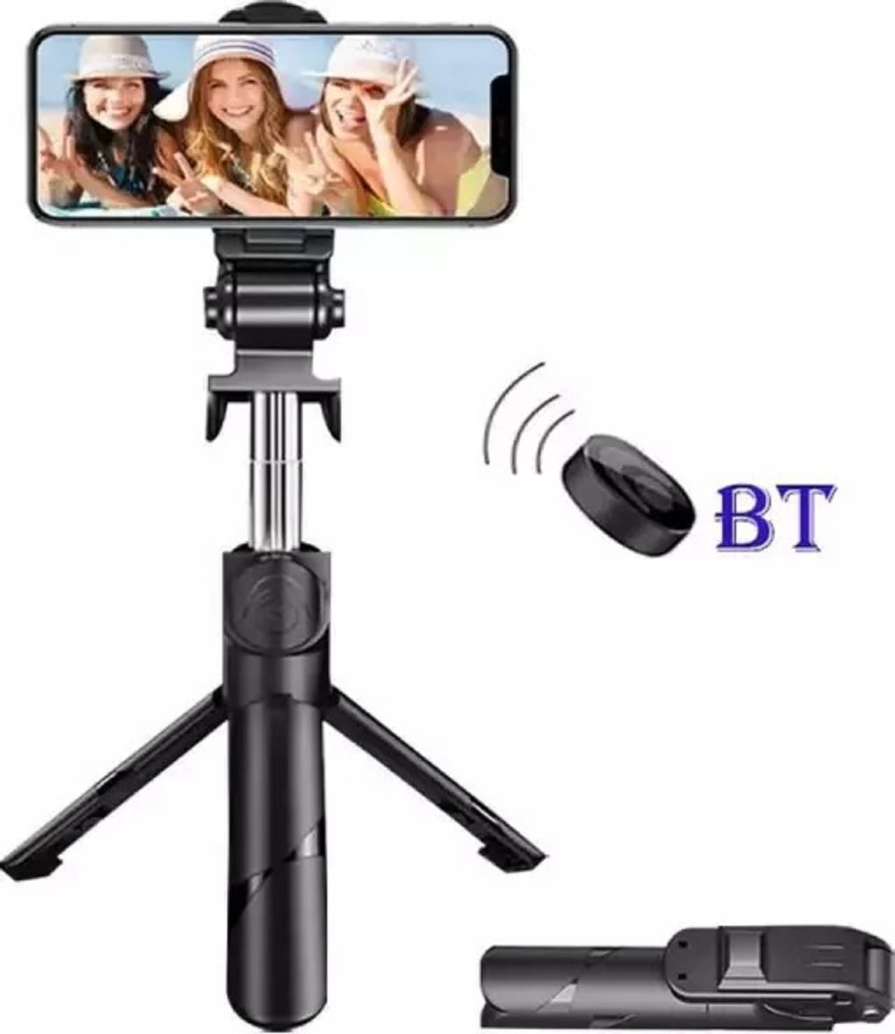    			HUG PUPPY Bluetooth Selfie Stick ( Black )