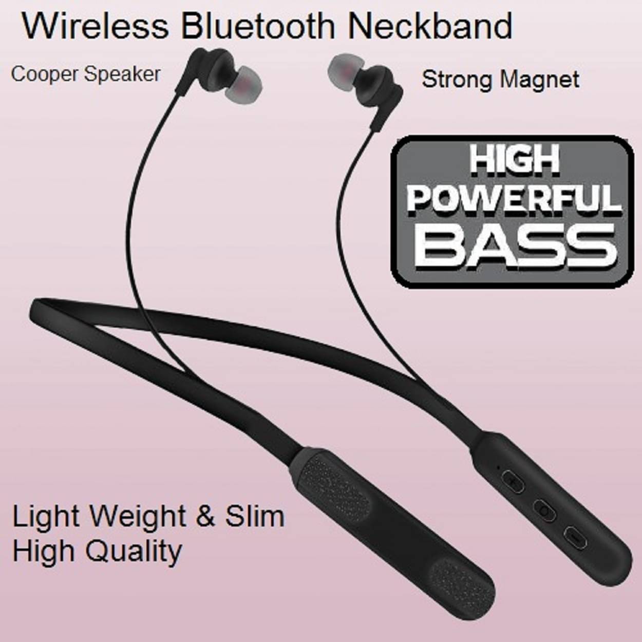     			HUG PUPPY In-the-ear Bluetooth Headset with Upto 7h Talktime Noise Cancellation - Black