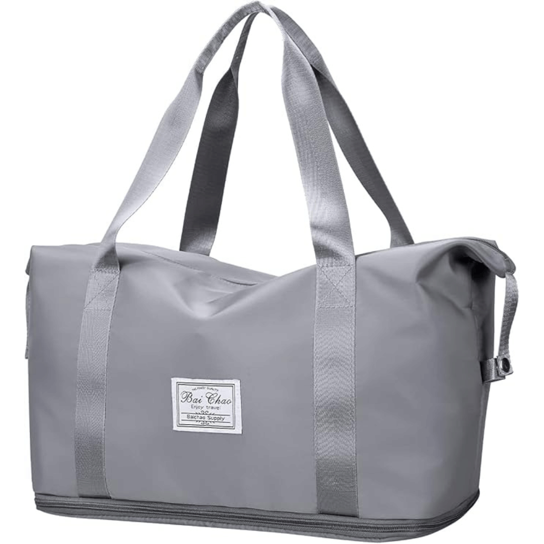     			ItsApna 8 Ltrs Light Grey Canvas Duffle Bag
