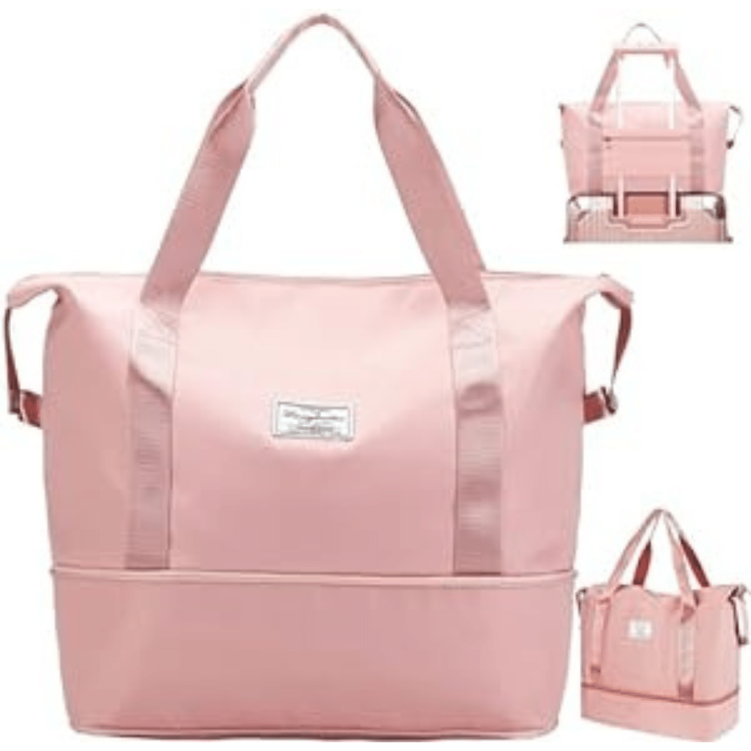     			ItsApna 8 Ltrs Pink Canvas Duffle Bag