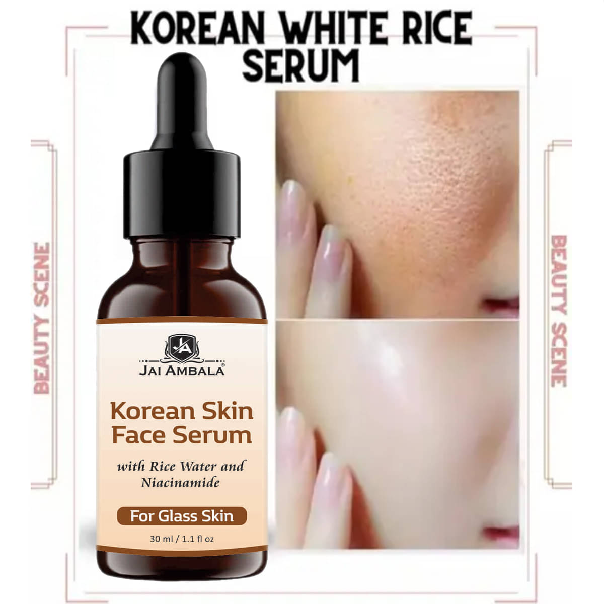     			JAIAMBALA Face Serum Niacinamide Fairness For All Skin Type ( Pack of 1 )