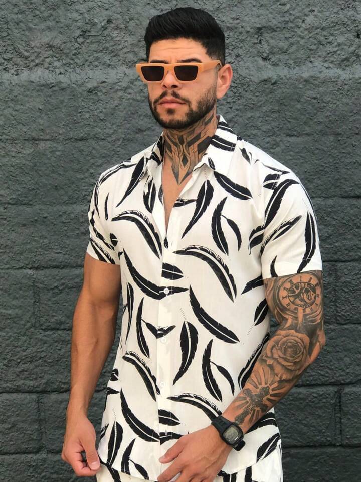     			LENRIZA Cotton Regular Fit Half Sleeves Men's Formal Shirt - Multicolor ( Pack of 1 )