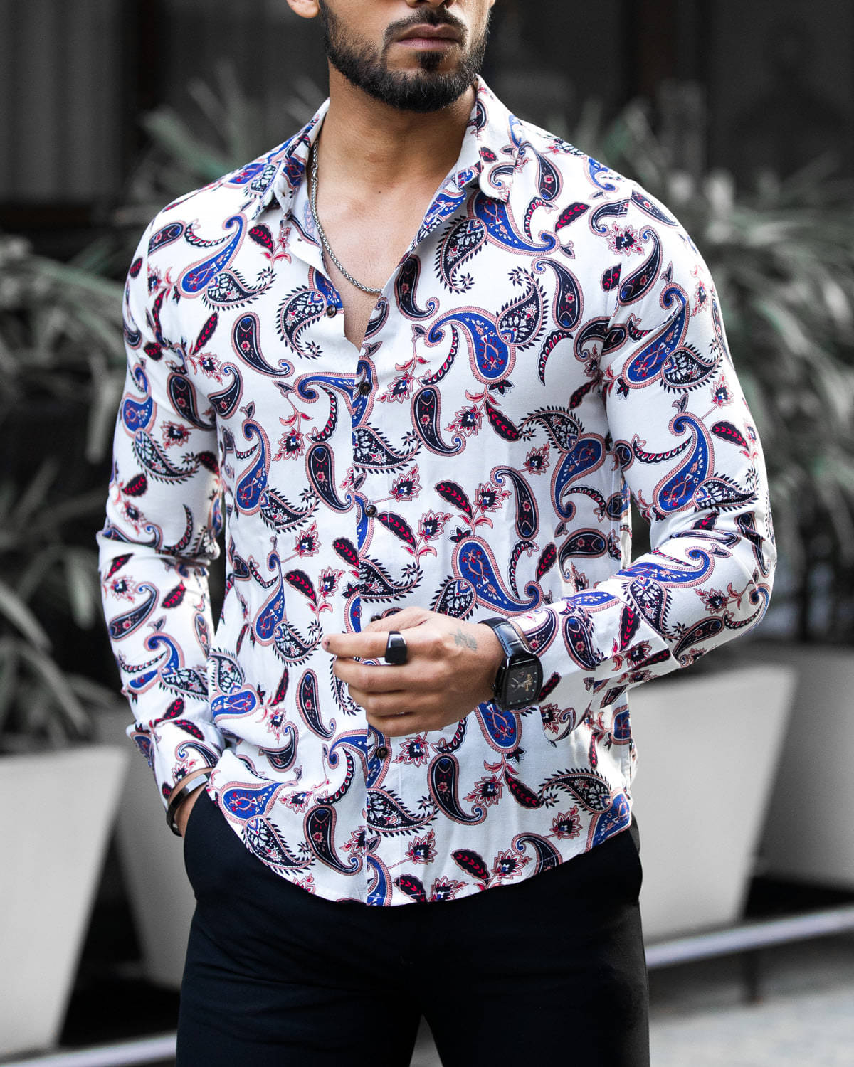 LENRIZA Elastane Regular Fit Printed Full Sleeves Men's Casual Shirt - Multicolor ( Pack of 1 ) LENRIZA Elastane Regular Fit Printed Full Sleeves Men's Casual Shirt - Multicolor ( Pack of 1 )