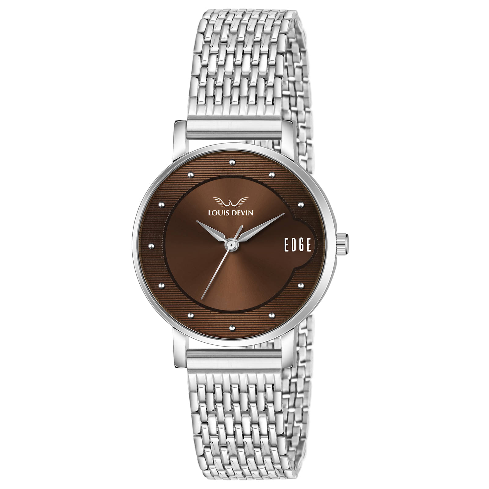     			LOUIS DEVIN Silver Metal Analog Womens Watch