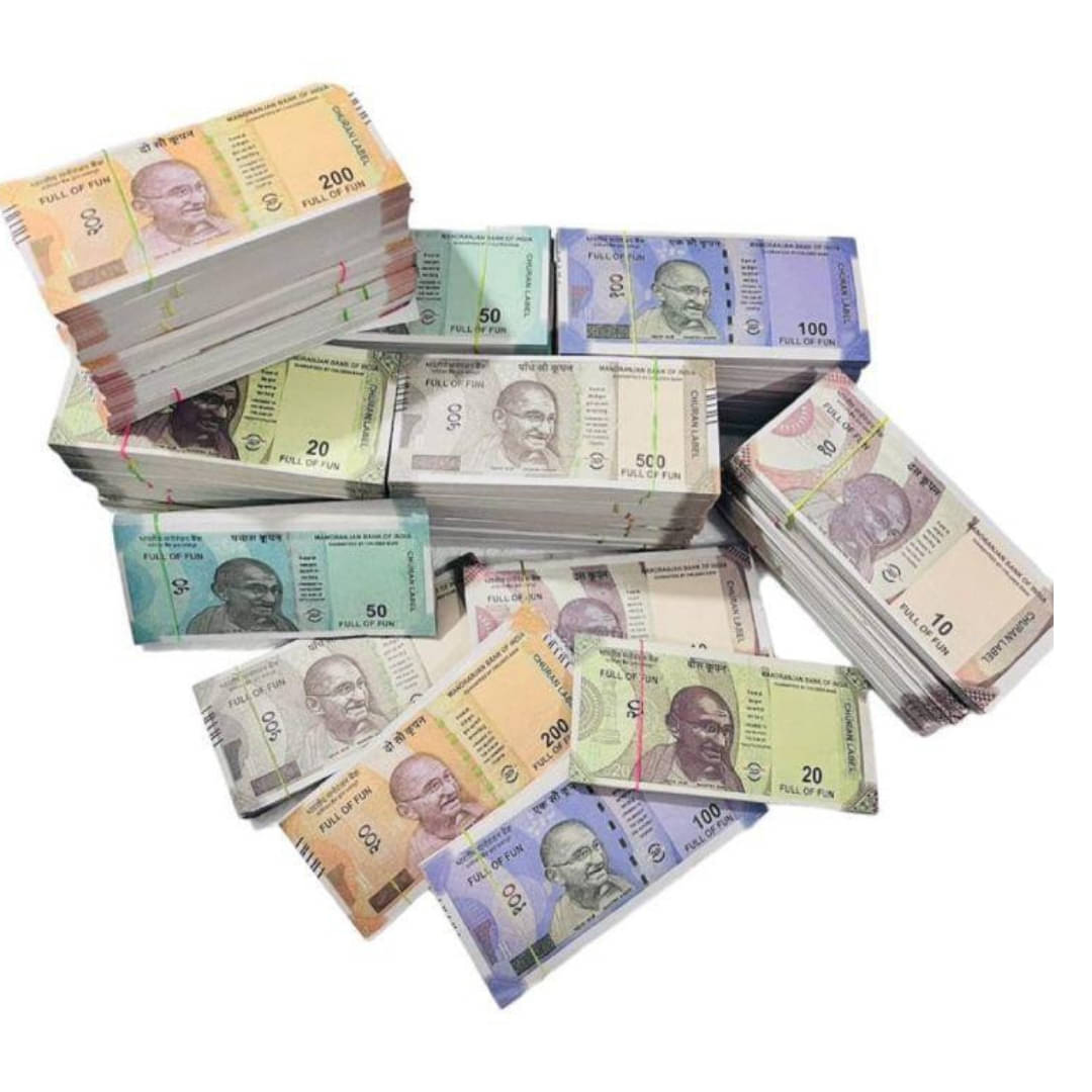     			Laserbot NAKLI NOTE (50 X 6=300 Each) for Kids Denomination Learning Money 10 | 20 | 50 | 100 | 200 | 500 Artificial Playing FOR KIDS LEARNING MOVIE SHOOTING, MONE PRANK NOTE