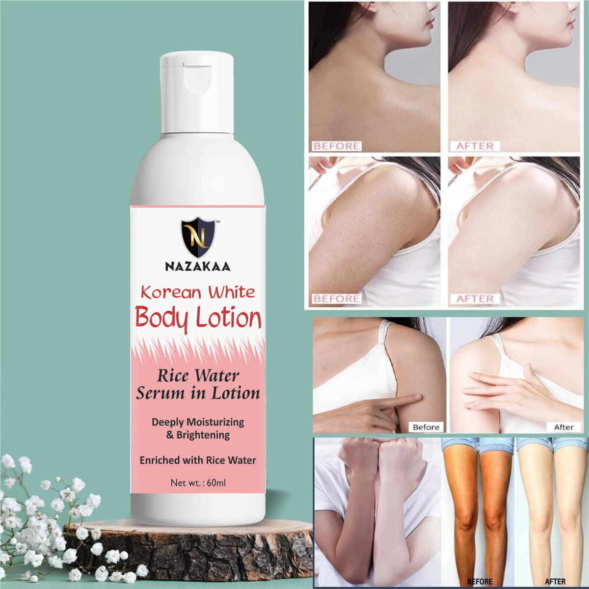 NAZAKAA Lotion All Skin Type Vitamin C ( 60 ml )