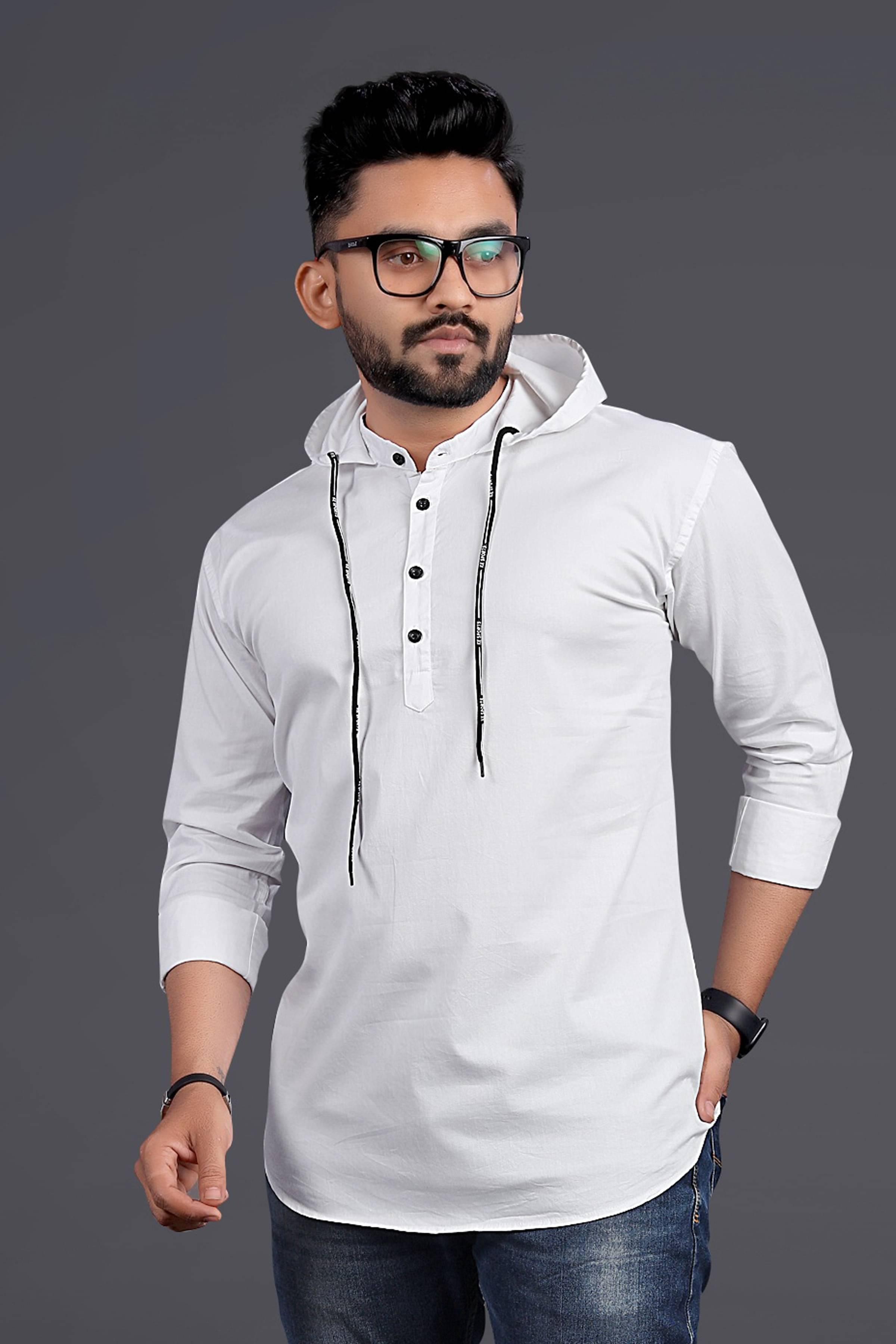     			Nofilter 100% Cotton Regular Fit Dyed Full Sleeves Men's Casual Shirt - White ( Pack of 1 )