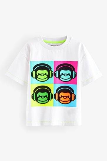    			Pink Angel Pack of 3 Baby Boys Cotton T-Shirt ( White )
