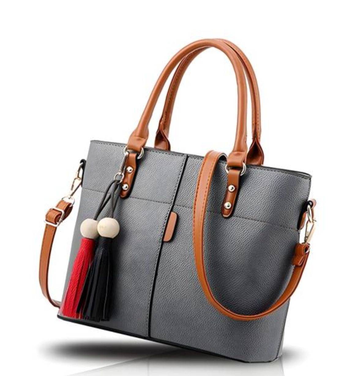    			Raez Shoulder Bag PU Set of 1 ( Light Grey )