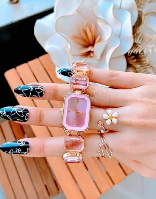     			Renaissance Traders Pink Metal Analog Womens Watch