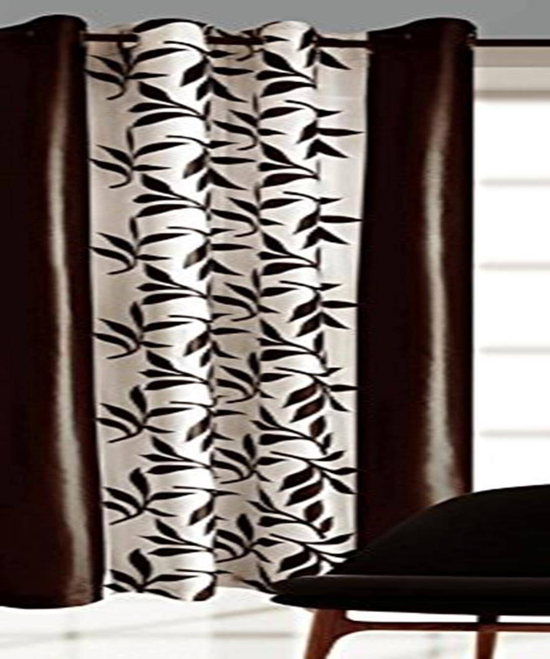 Sai Arpan Abstract Semi-Transparent Eyelet Curtain 5 ft ( Pack of 1 ) - Multi Color Sai Arpan Abstract Semi-Transparent Eyelet Curtain 5 ft ( Pack of 1 ) - Multi Color