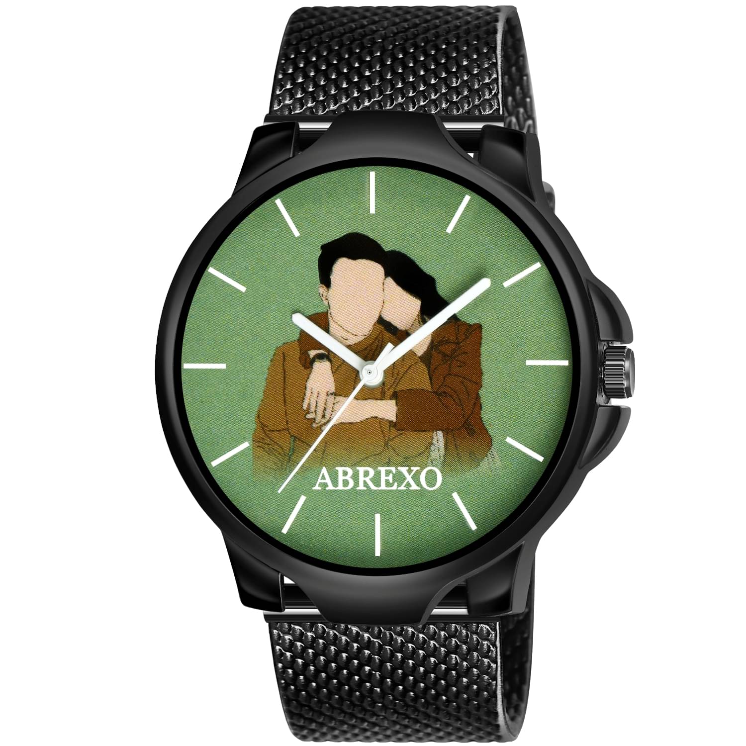     			THMT Black Silicon Analog Men's Watch