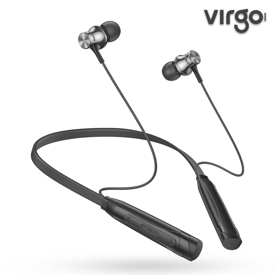     			UDDO Virgo Series Deep Bass In-the-ear Bluetooth Headset with Upto 30h Talktime Deep Bass - Black