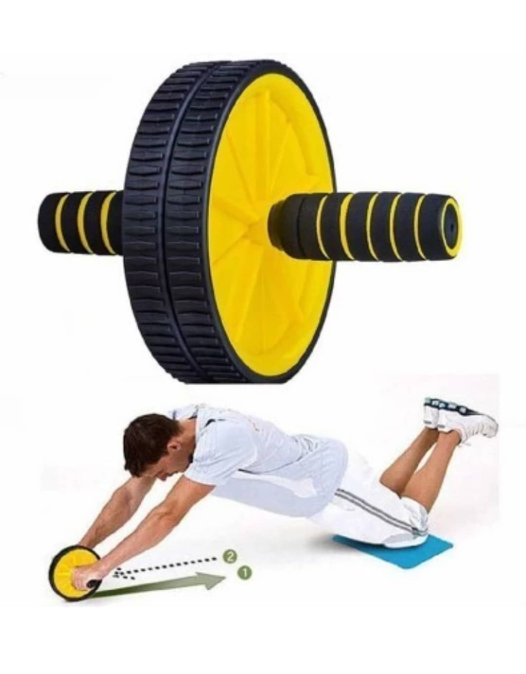 Viyasha Abs Roller ( Pack of 1 ) - Sports and Fitness Equipment | Buy online on ZillyBuy