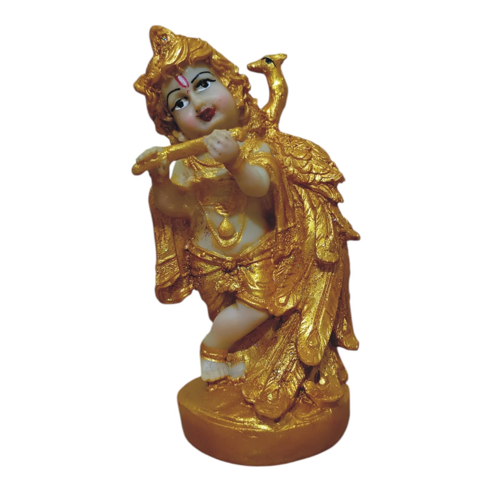     			WINSOME COLLECTION Polyresin Lord Krishna Idol ( 20 cm )