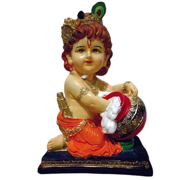 WINSOME COLLECTION Polyresin Lord Krishna Idol ( 20 cm ) WINSOME COLLECTION Polyresin Lord Krishna Idol ( 20 cm )