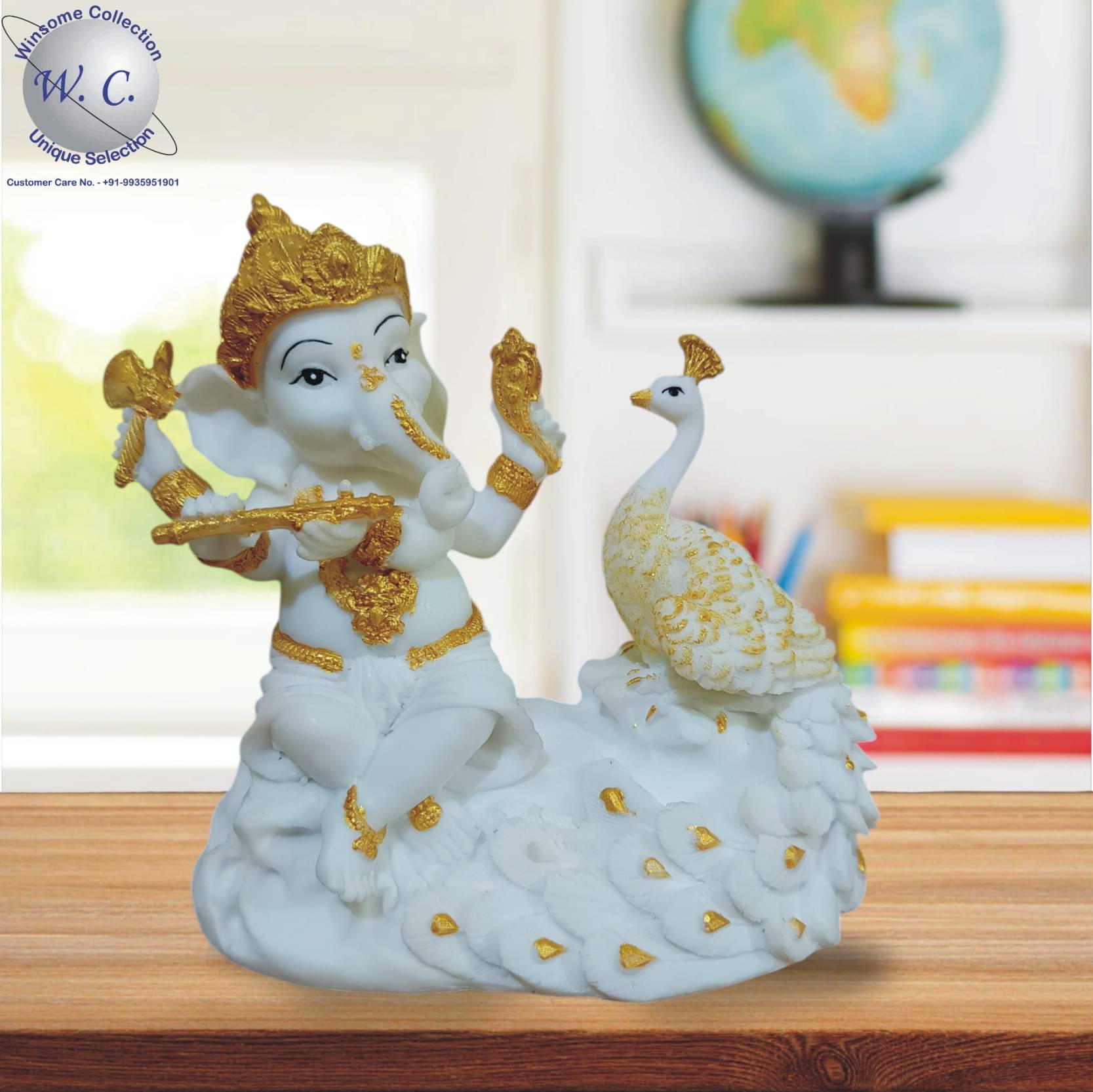     			WINSOME COLLECTION Resin Lord Ganesha Idol ( 16 cm )