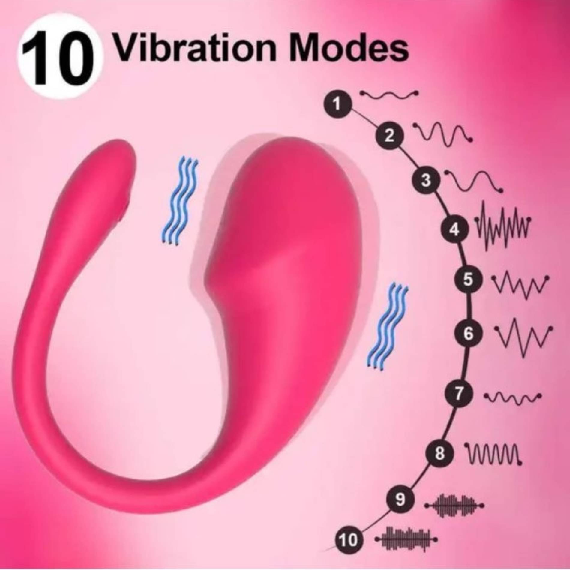     			crazynyt Mobile App Operated Portable Manual Massager