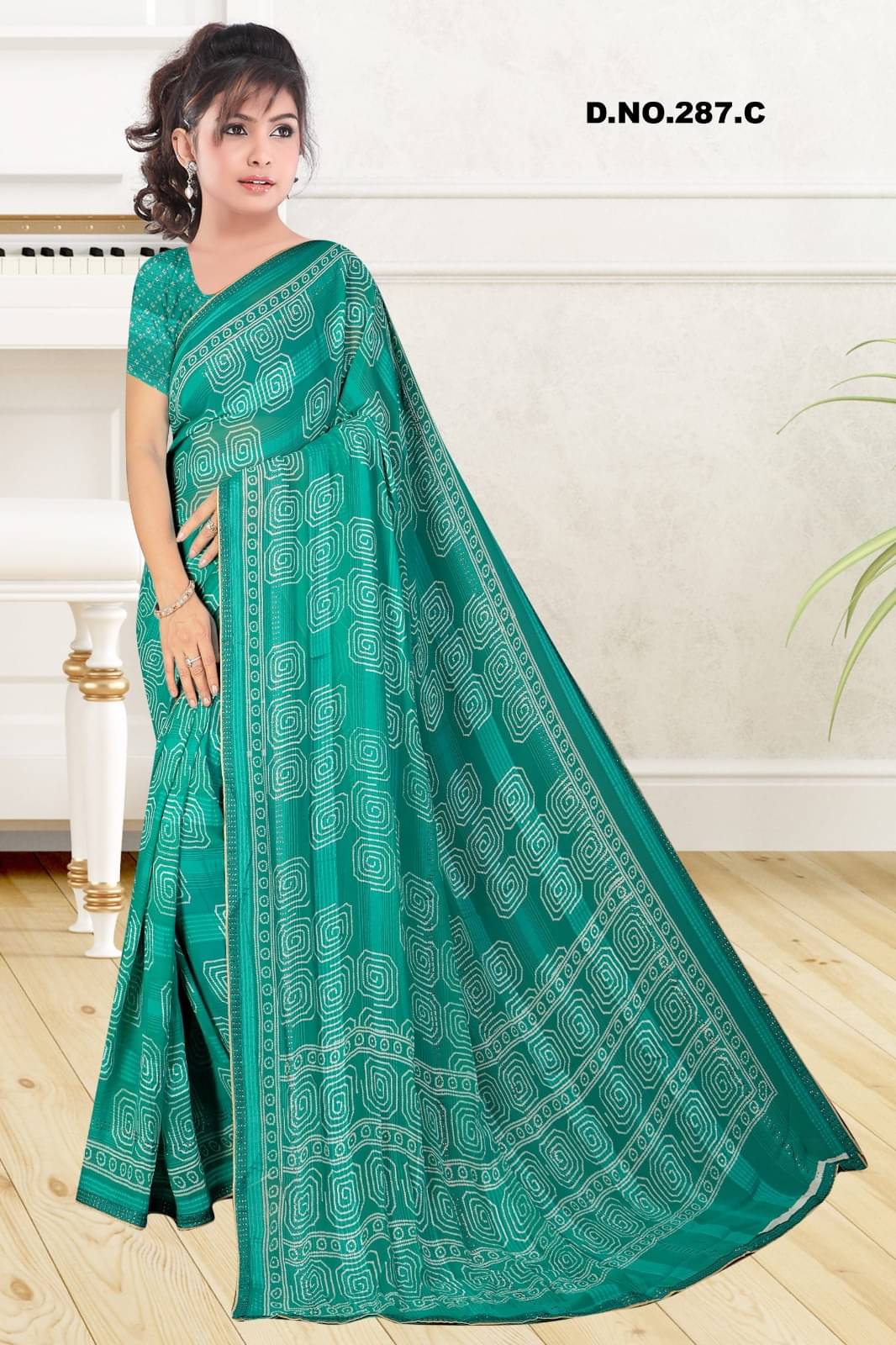     			mahalaxmi fab Banarasi Silk Applique Saree With Unstitched Blouse Piece ( Blue )