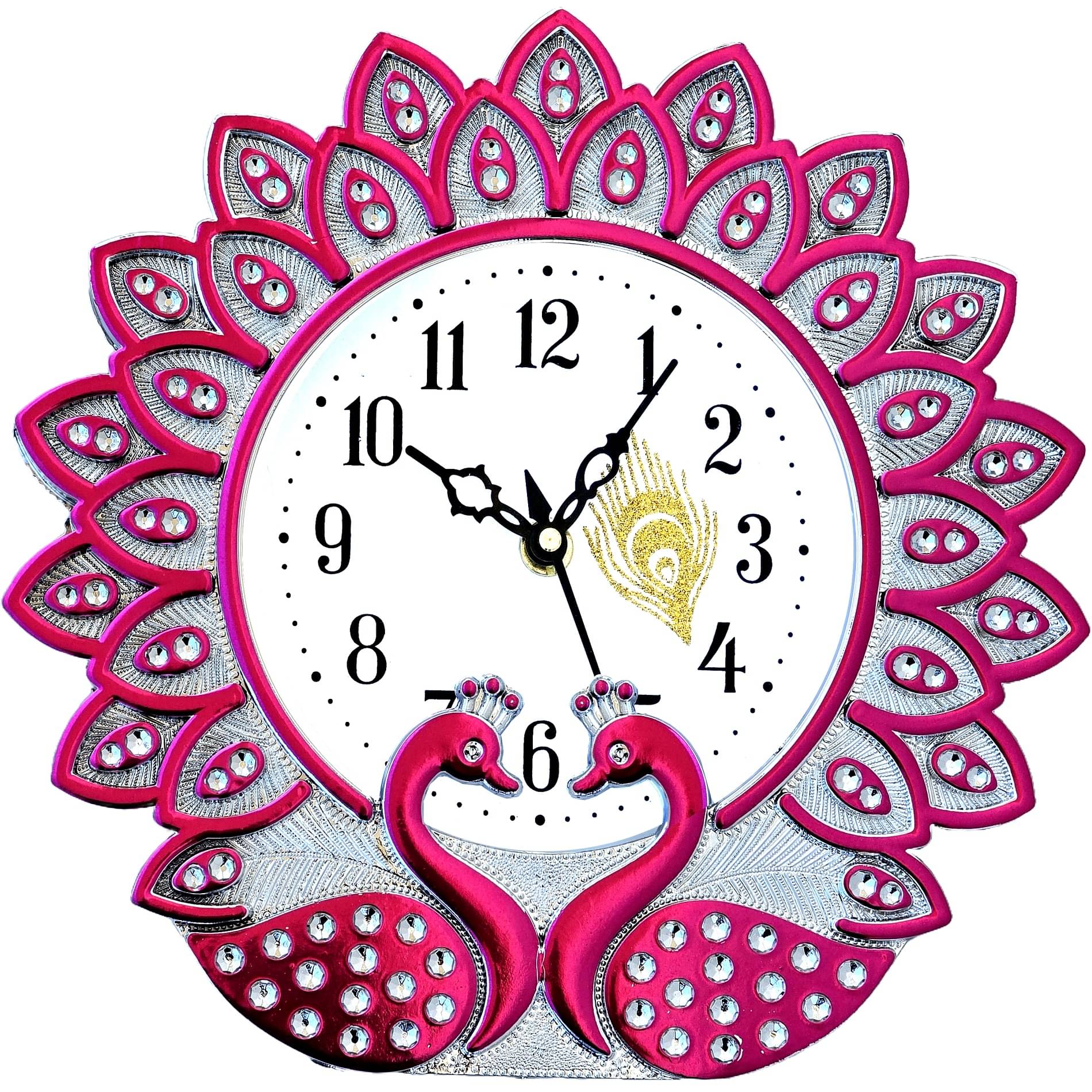     			shivaira Assymetric Analog Wall Clock